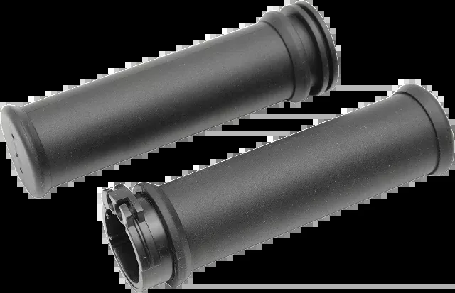 Drag Specialties Black Cable Handlebar Hand Grips for 1980-2022 Harley Davidson