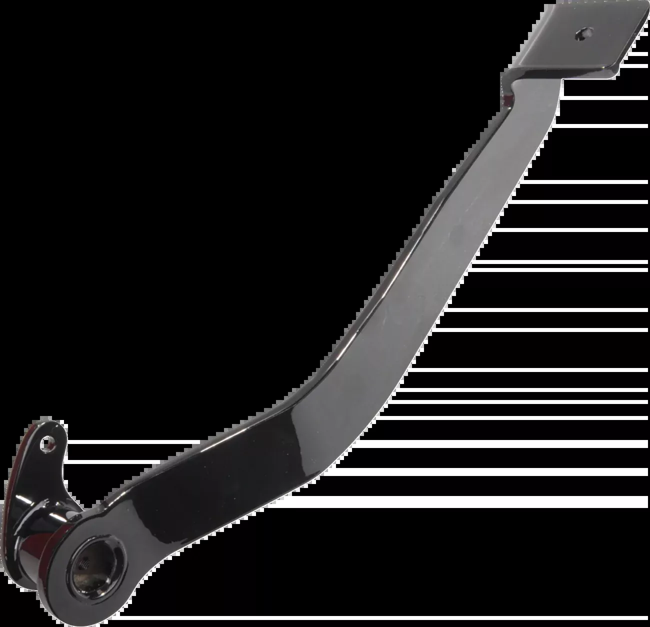 Drag Specialties Black Rear Brake Pedal fits 2000-2006 Harley Softail FXST