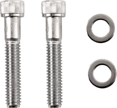Drag Specialties Bolt Kit M8 Starter Knurled All Chrome-2401-0977