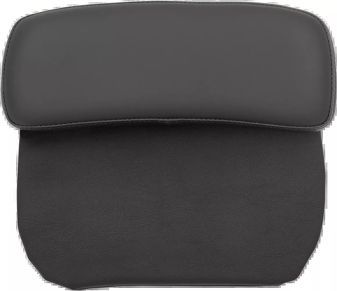 Drag Specialties Chopped Tour Pak Smooth Black Backrest Pad for Harley Touring