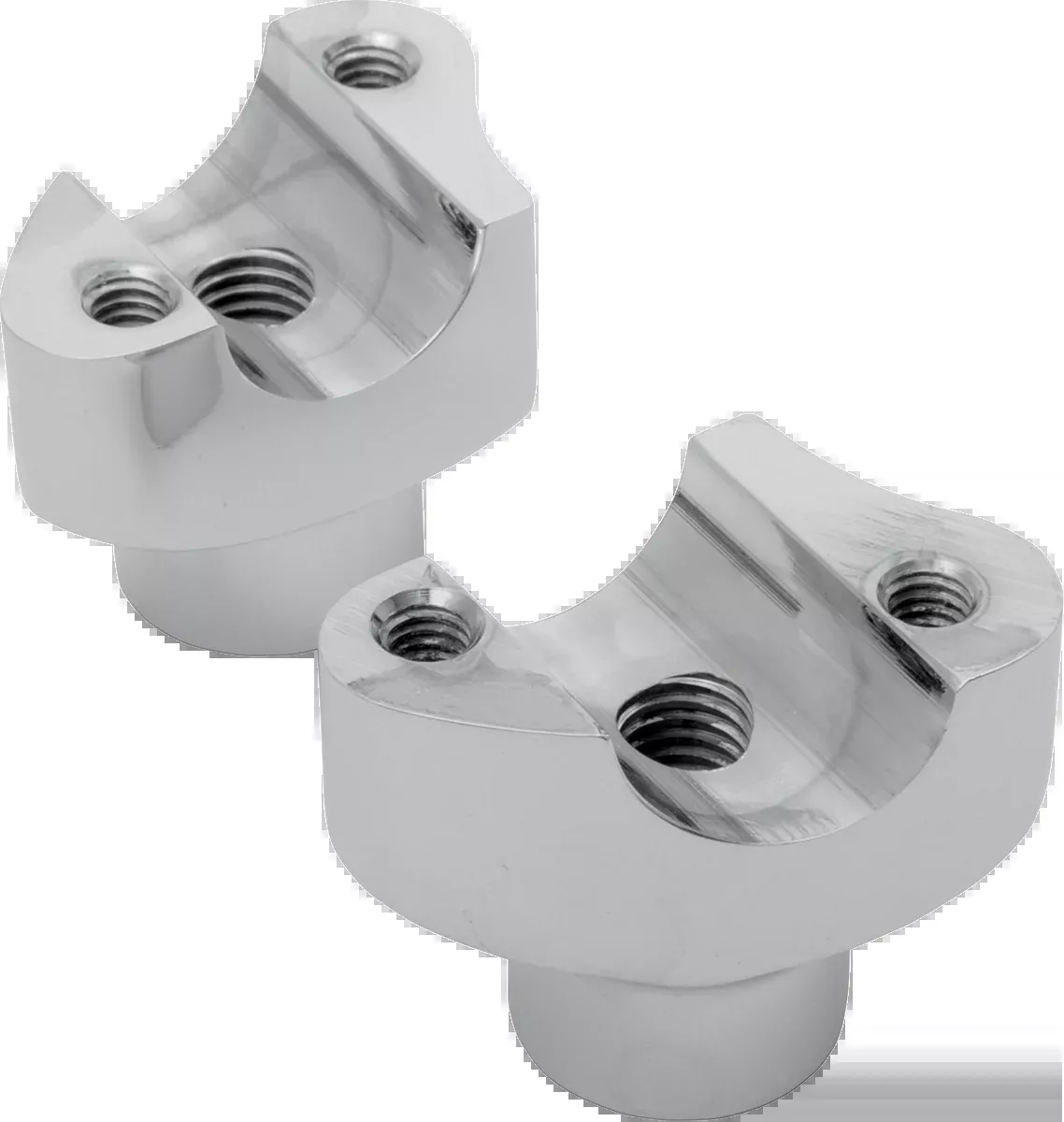 Drag Specialties Chrome 1.7″ Motorcycle Handlebar Risers fits Harley Davidson