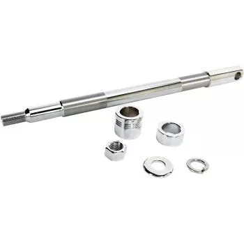 Drag Specialties Chrome Front Axle Hardware Kit Harley 00-06 FLST Softail