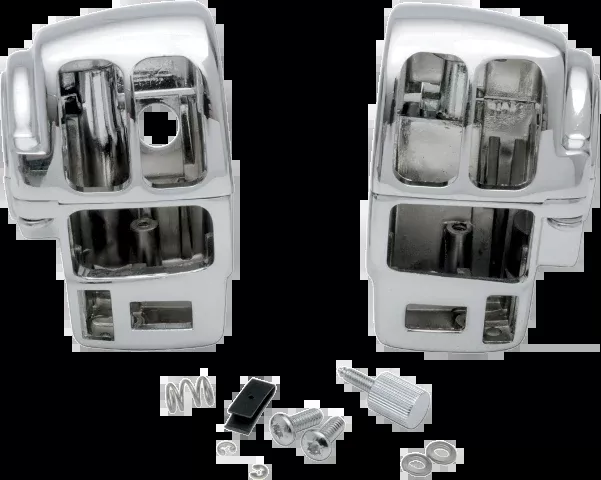Drag Specialties Chrome Handlebar Switch Housing Assembly 96-07 Harley Touring