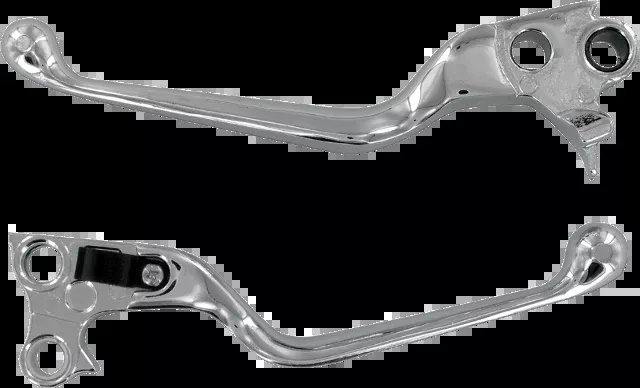 Drag Specialties Chrome Motorcycle Lever Set 96-17 Harley Dyna Softail Touring