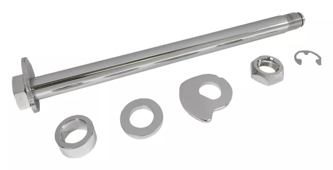 Drag Specialties Chrome Rear Axle Kit For Harley Touring 2014-2025