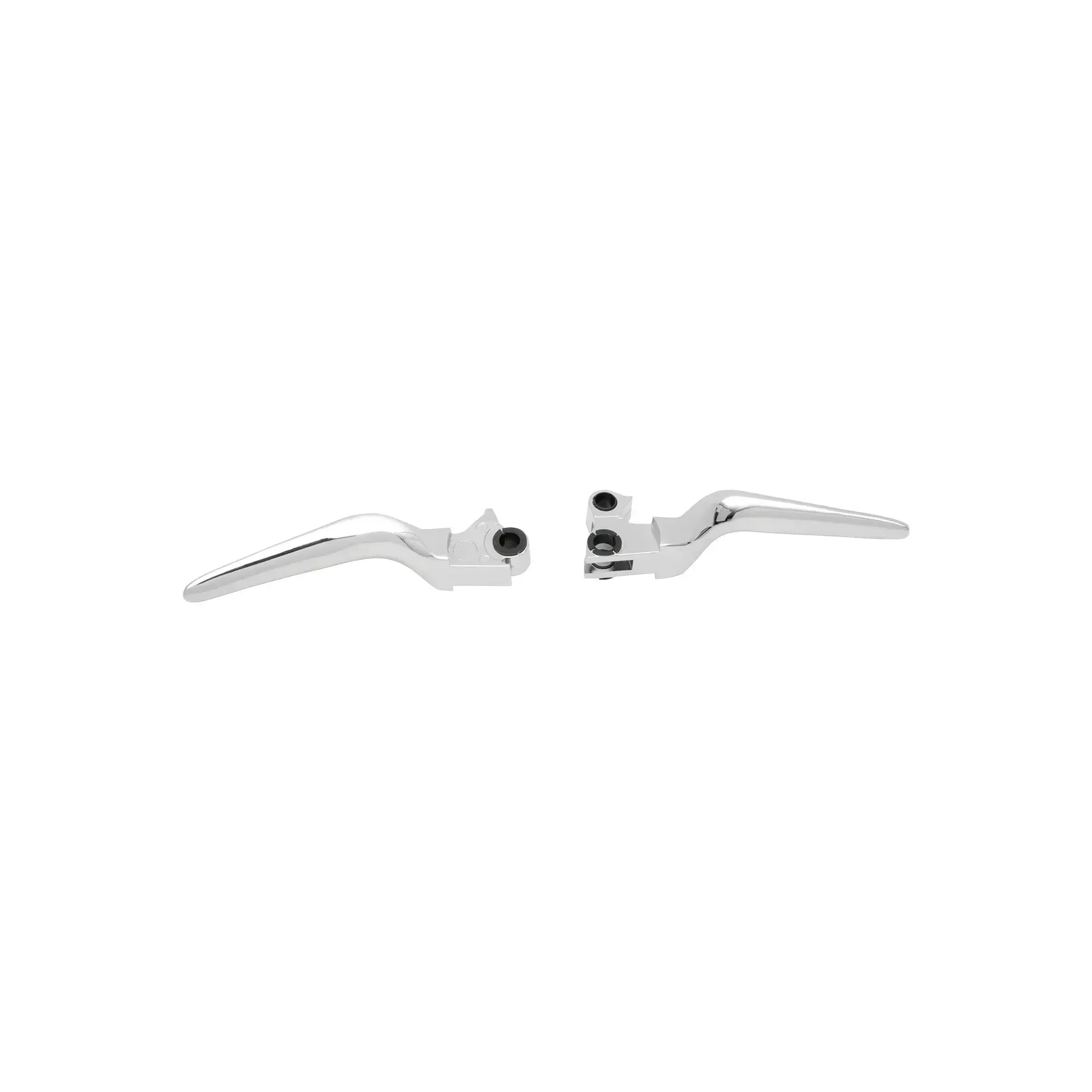 Drag Specialties Custom Lever Set, Chrome, Fits 96-17 Big Twin and 96-03 XL