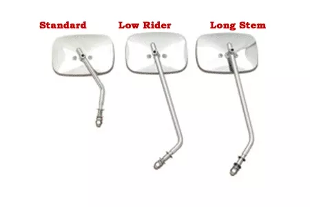 Drag Specialties Die Cast Replacement Mirrors