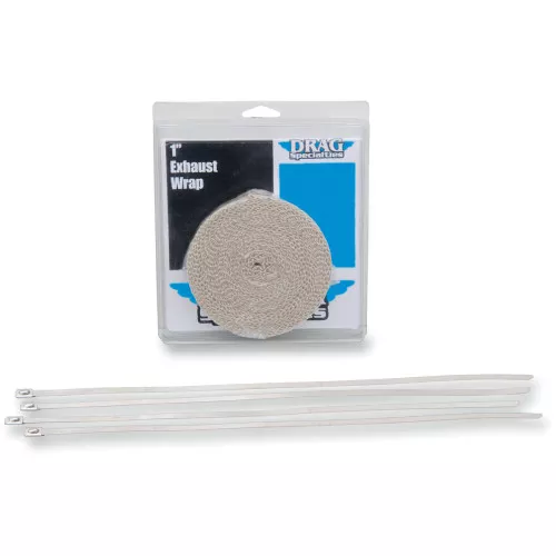 Drag Specialties Exhaust Heat Wrap Kit - 1" Tan