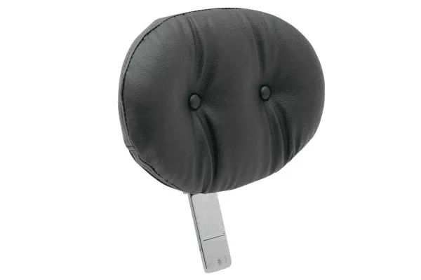 Drag Specialties EZ Glide II Backrest - Large Pillow Style w/ Pouch