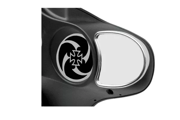 Drag Specialties Fairing Mount Mirrors for ’96-13 FLHT & H-D Trike Models -Without Blind Spot Mirror -Pair