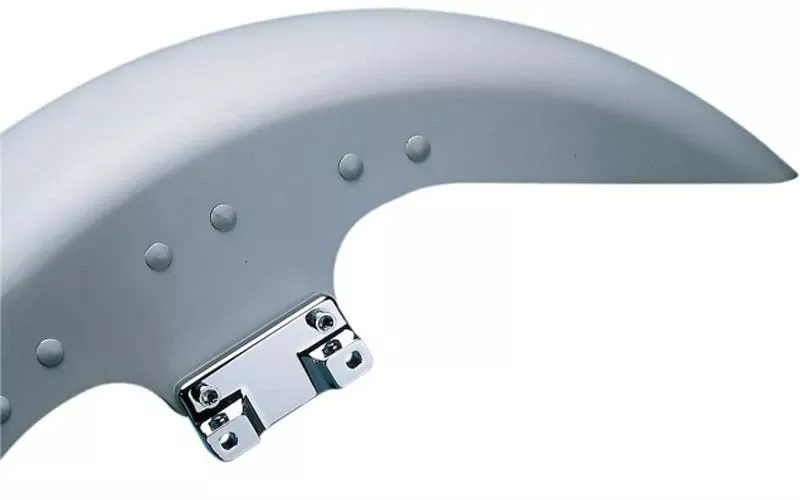 Drag Specialties Fender-To-Fork Adapters for '80-13 FLT -Chrome, Pair