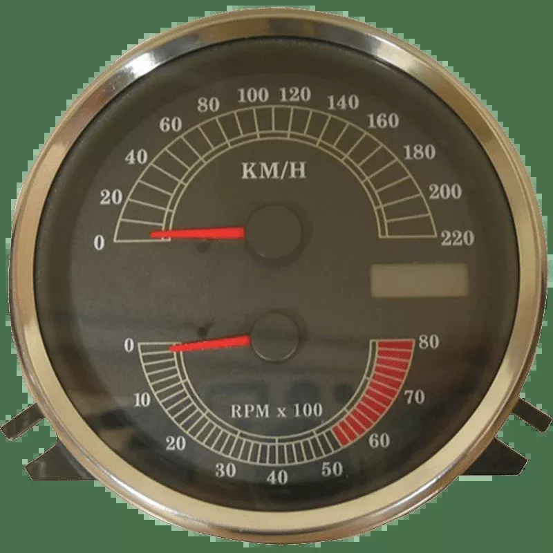 Drag Specialties Flhr Speedo With Tach KM/H