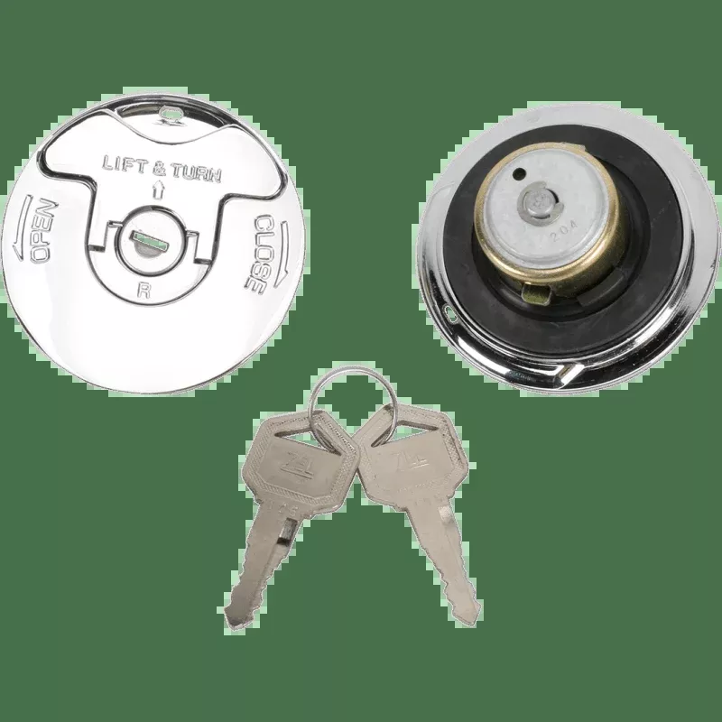 Drag Specialties Flush Locking Caps Vent/Novent (PR)