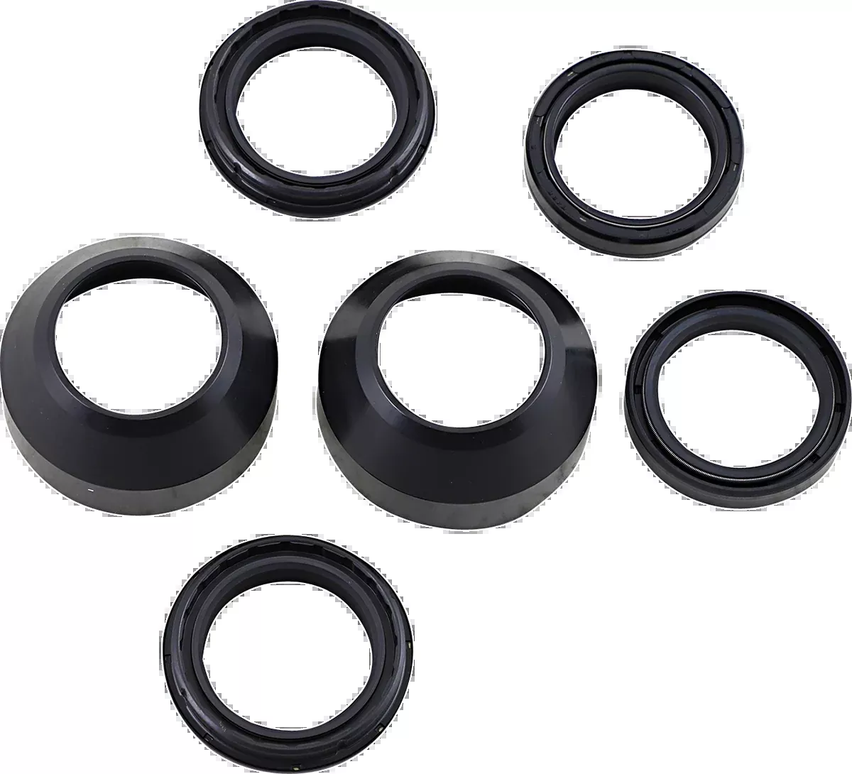 Drag Specialties Front Fork Seal Dust Wiper Repair Kit 84-13 Harley Dyna Softail