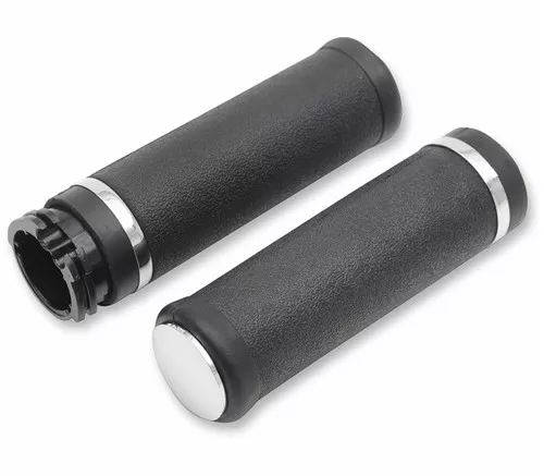 Drag Specialties Hotop Designs Rubber Handlebar Grips w/Accent (DS243112)