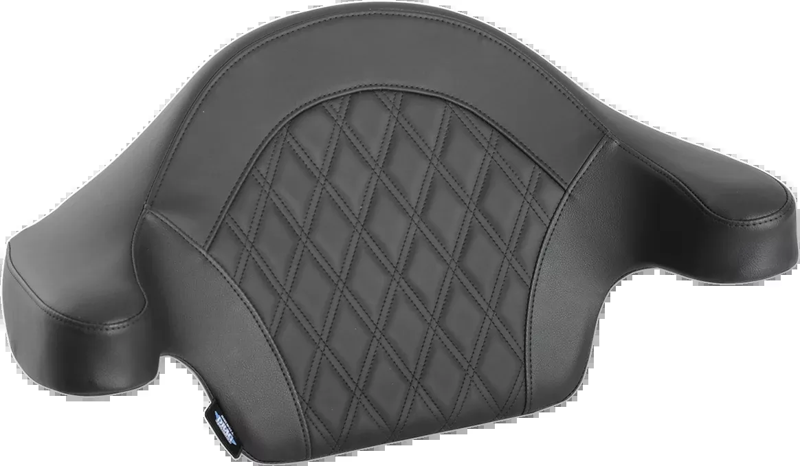 Drag Specialties King Tour Pak Black Backrest Pad for 2014-2025 Harley Touring