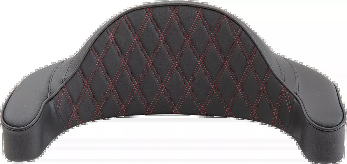 Drag Specialties King Tour Pak Red Backrest Pad for 1980-2013 Harley Touring