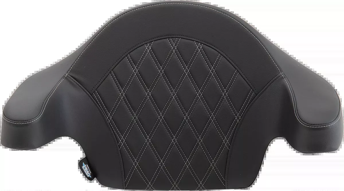 Drag Specialties King Tour Pak Silver Backrest Pad for 2014-2024 Harley Touring