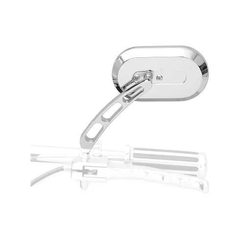 Drag Specialties Large Oval Mirror Left/Chrome (1901-6232)
