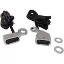 Drag Specialties Led Handlebar Marker Lights, Chrome W/Smoke Lens