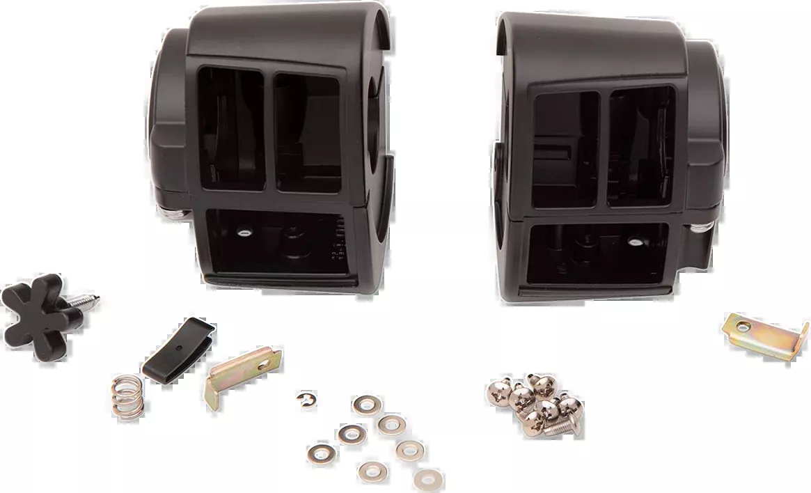 Drag Specialties Motorcycle Handlebar Switch Housing Kit 82-95 Harley Touring