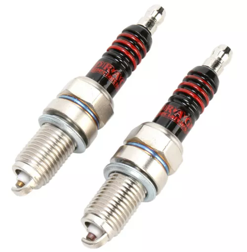 Drag Specialties Performance Spark Plugs (pair) DCR8E/10R12A (2103-0197)
