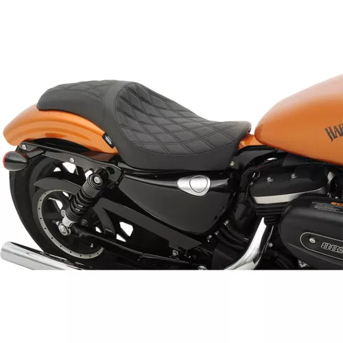 Drag Specialties Predator Seat for 2010-2020 Harley Sportster – Double Diamond
