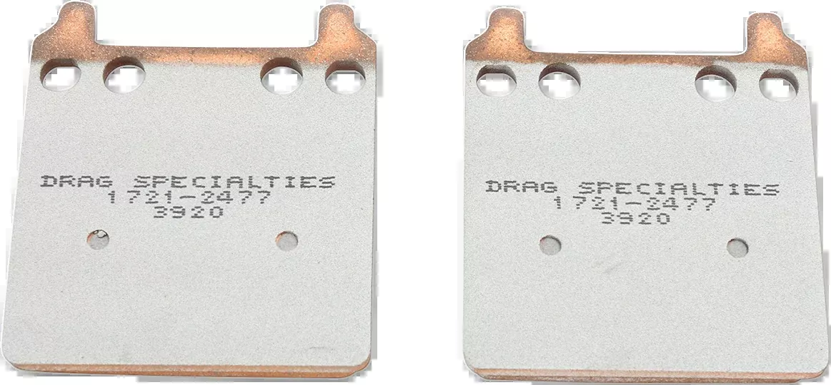 Drag Specialties Premium Sintered Metal Front/ Rear Brake Pad Set for PM Caliper