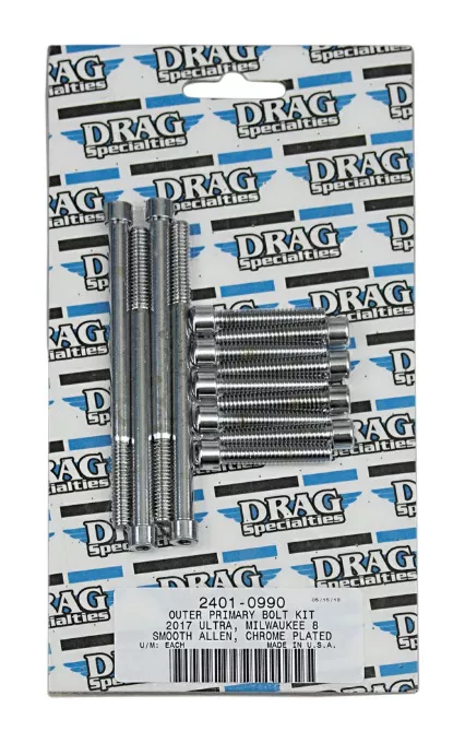 Drag Specialties Primary Cover Bolt Kit For Harley Touring 2017-2026