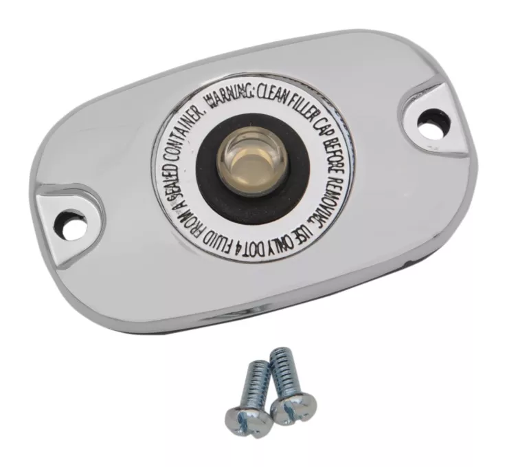 Drag Specialties Rear Master Cylinder Cover For Harley Touring / Softail / Dyna 2005-2017