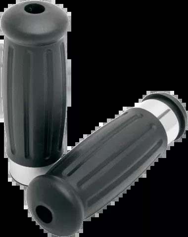 Drag Specialties Rubber Vintage Hand Grips for 2008-2025 Harley Davidson Models