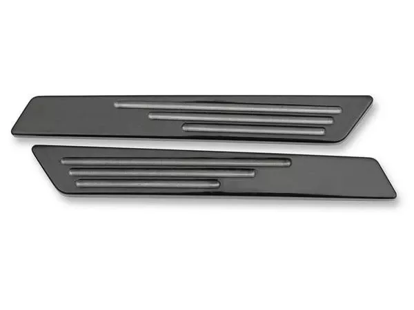 Drag Specialties Saddlebag Hinge Inserts for '14-15 FLHT/FLHR/FLHX/FLTRX Models -Black