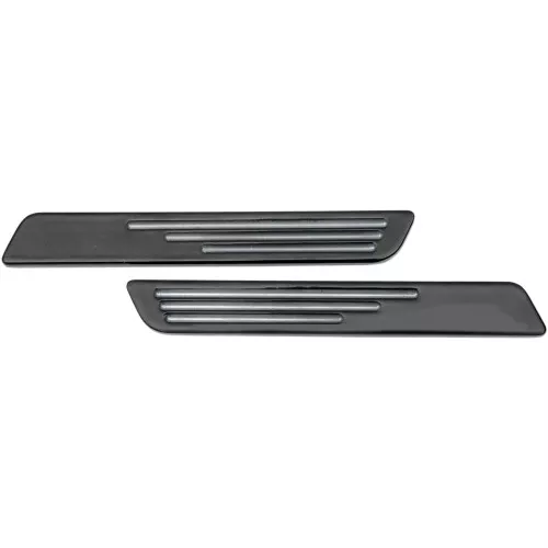 Drag Specialties Saddlebag Latch Inserts for 1993-2013 Harley - Black
