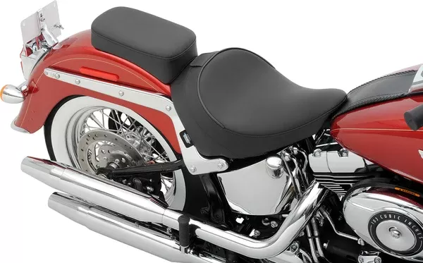 Drag Specialties Seats Solo Seat – Smooth – Backrest – FLST ’00-’17