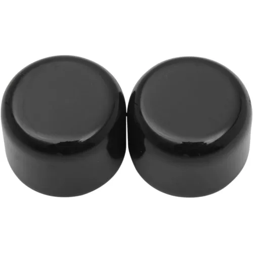 Drag Specialties Short Black Magnetic Docking Point Covers - Repl. OEM#42881-10