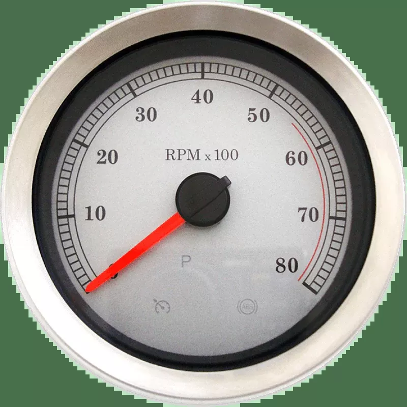 Drag Specialties Tachometer Slvr 04
