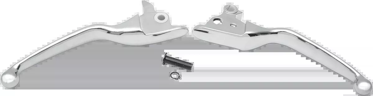 Drag Specialties Wide Blade Chrome Hand Lever Set for 2008-2016 Harley Touring