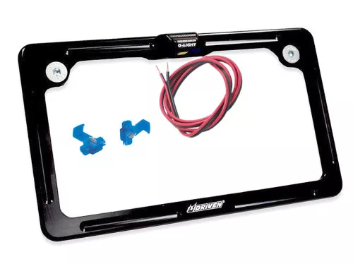 Driven Aluminum LED Black License Plate Frame (DFLPWL-01)