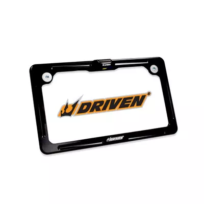 Driven Billet Aluminum D-Light License Plate Frame