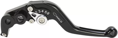 Driven Halo Adjustable Folding Black Brake Lever w/Silver Switch (DFL-RB-517)
