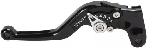 Driven Halo Adjustable Folding Black Clutch Lever w/Silver Switch (DFL-AS-412)