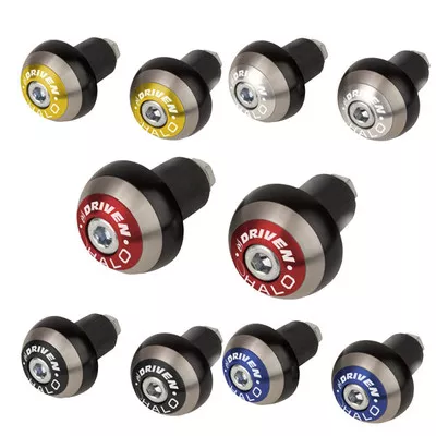 Driven Halo Stainless Steel Bar Ends