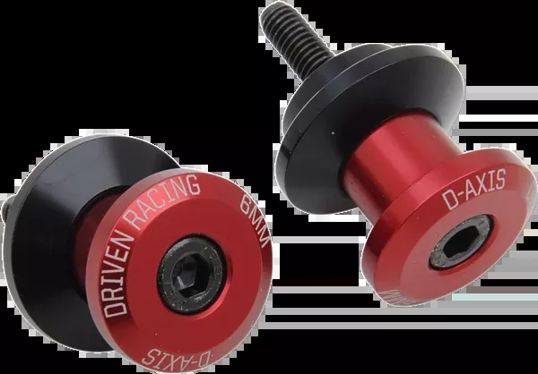 Driven Racing D-Axis Spools – 6 MM – Red