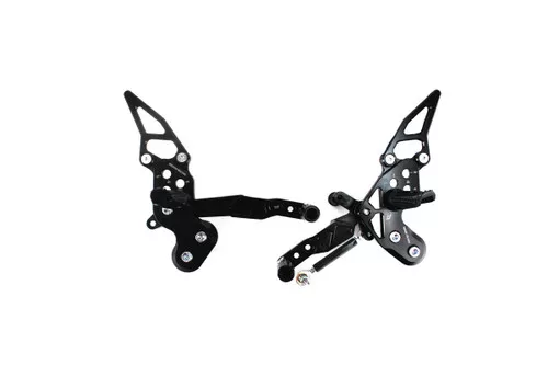 Driven TT Black Aluminum Rearsets (DRP-724-BK)