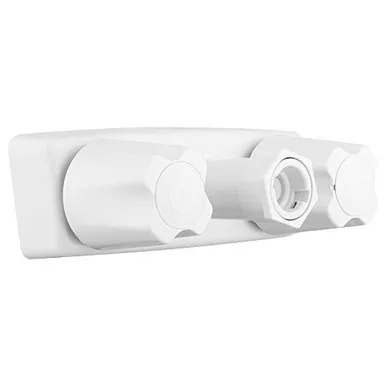 Dura Faucet DF-SA180-WT Exterior Quick Connect Faucet White