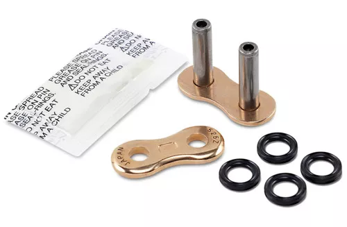 EK 525Z Chain Gold Rivet Master Link (525Z/3D-MLJ/G)
