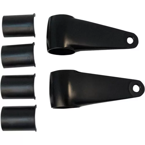 Emgo Cast Aluminum Headlight Mounting Black Bracket (66-35832)