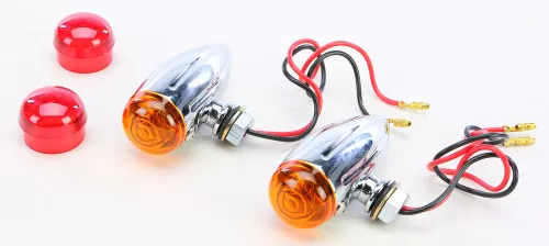 Emgo Chrome Bullet Marker Lights Buffalo (61-73192)