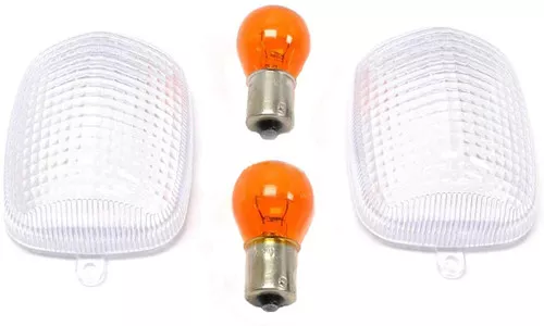 Emgo Clear Turn Signal Lenses (59-21310)
