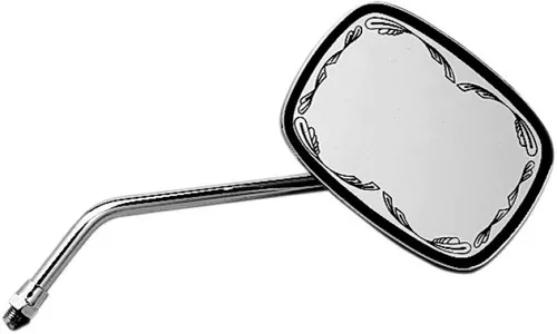 Emgo Die Cast Scrolled Chrome Mirror (20-21715)